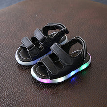 Load image into Gallery viewer, Summer Velcro Children Sandals Summer Non-Slip First Walkers Infant Kids Baby Girls Beach Sneaker Sandals Casual Shoes
