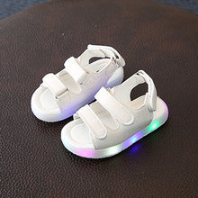 Load image into Gallery viewer, Summer Velcro Children Sandals Summer Non-Slip First Walkers Infant Kids Baby Girls Beach Sneaker Sandals Casual Shoes
